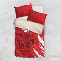 Custom Libya Football Bedding Set Forza Libya