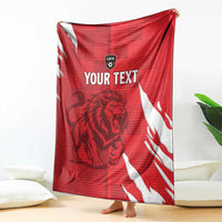 Custom Libya Football Blanket Forza Libya