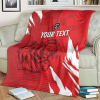 Custom Libya Football Blanket Forza Libya