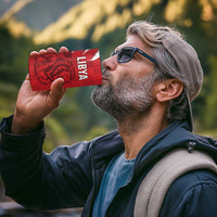 Custom Libya Football 4 in 1 Can Cooler Tumbler Forza Libya