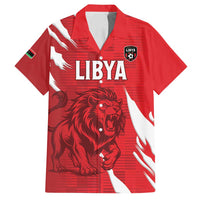 Custom Libya Football Family Matching Long Sleeve Bodycon Dress and Hawaiian Shirt Forza Libya