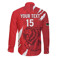 Custom Libya Football Family Matching Long Sleeve Bodycon Dress and Hawaiian Shirt Forza Libya