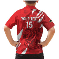 Custom Libya Football Family Matching Mermaid Dress and Hawaiian Shirt Forza Libya