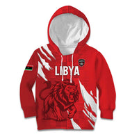 Custom Libya Football Kid Hoodie Forza Libya