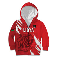 Custom Libya Football Kid Hoodie Forza Libya
