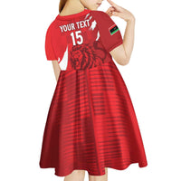 Custom Libya Football Kid Short Sleeve Dress Forza Libya