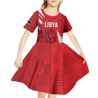 Custom Libya Football Kid Short Sleeve Dress Forza Libya