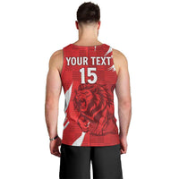 Custom Libya Football Men Tank Top Forza Libya