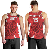 Custom Libya Football Men Tank Top Forza Libya