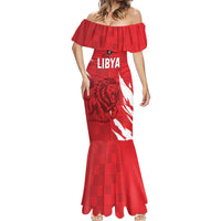 Custom Libya Football Mermaid Dress Forza Libya