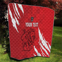 Custom Libya Football Quilt Forza Libya