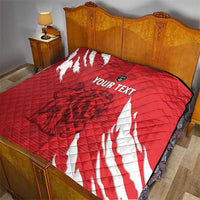 Custom Libya Football Quilt Forza Libya