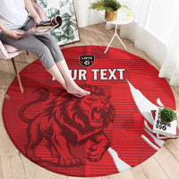Custom Libya Football Round Carpet Forza Libya