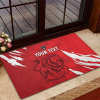 Custom Libya Football Rubber Doormat Forza Libya