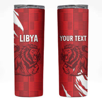 Custom Libya Football Skinny Tumbler Forza Libya