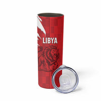 Custom Libya Football Skinny Tumbler Forza Libya
