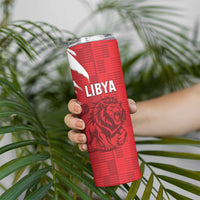 Custom Libya Football Skinny Tumbler Forza Libya