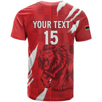 Custom Libya Football T Shirt Forza Libya