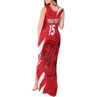 Custom Libya Football Tank Maxi Dress Forza Libya