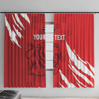 Custom Libya Football Window Curtain Forza Libya