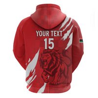 Custom Libya Football Zip Hoodie Forza Libya
