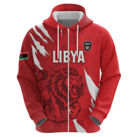 Custom Libya Football Zip Hoodie Forza Libya