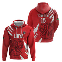 Custom Libya Football Zip Hoodie Forza Libya