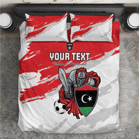 Custom Libya Football Bedding Set Yalla Fursan Al-Mutawasit