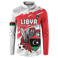 Custom Libya Football Button Sweatshirt Yalla Fursan Al-Mutawasit