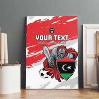 Custom Libya Football Canvas Wall Art Yalla Fursan Al-Mutawasit