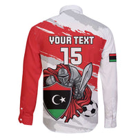 Custom Libya Football Family Matching Puletasi and Hawaiian Shirt Yalla Fursan Al-Mutawasit