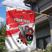 Custom Libya Football Garden Flag Yalla Fursan Al-Mutawasit