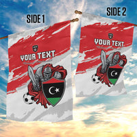 Custom Libya Football Garden Flag Yalla Fursan Al-Mutawasit
