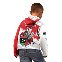 Custom Libya Football Kid Hoodie Yalla Fursan Al-Mutawasit