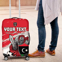 Custom Libya Football Luggage Cover Yalla Fursan Al-Mutawasit
