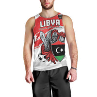 Custom Libya Football Men Tank Top Yalla Fursan Al-Mutawasit