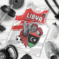 Custom Libya Football Men Tank Top Yalla Fursan Al-Mutawasit