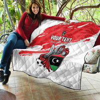 Custom Libya Football Quilt Yalla Fursan Al-Mutawasit