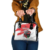 Custom Libya Football Shoulder Handbag Yalla Fursan Al-Mutawasit