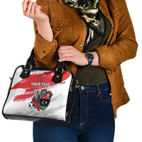 Custom Libya Football Shoulder Handbag Yalla Fursan Al-Mutawasit