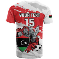 Custom Libya Football T Shirt Yalla Fursan Al-Mutawasit
