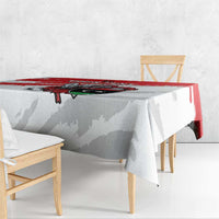 Custom Libya Football Tablecloth Yalla Fursan Al-Mutawasit