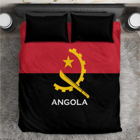 Angola Country Flag Bedding Set Virtus Unita Fortior