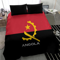 Angola Country Flag Bedding Set Virtus Unita Fortior