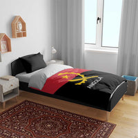 Angola Country Flag Bedding Set Virtus Unita Fortior
