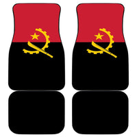 Angola Country Flag Car Mats Virtus Unita Fortior