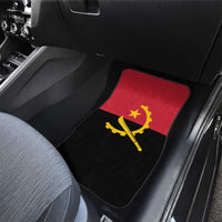 Angola Country Flag Car Mats Virtus Unita Fortior