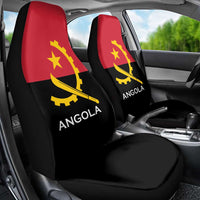 Angola Country Flag Car Seat Cover Virtus Unita Fortior