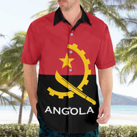 Angola Country Flag Hawaiian Shirt Virtus Unita Fortior