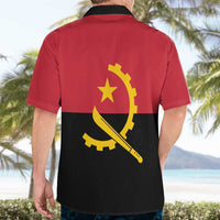 Angola Country Flag Hawaiian Shirt Virtus Unita Fortior